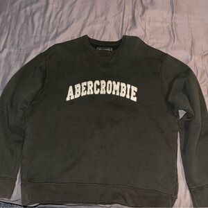 Abercrombie & Fitch Dark Gray Crewneck Sweater